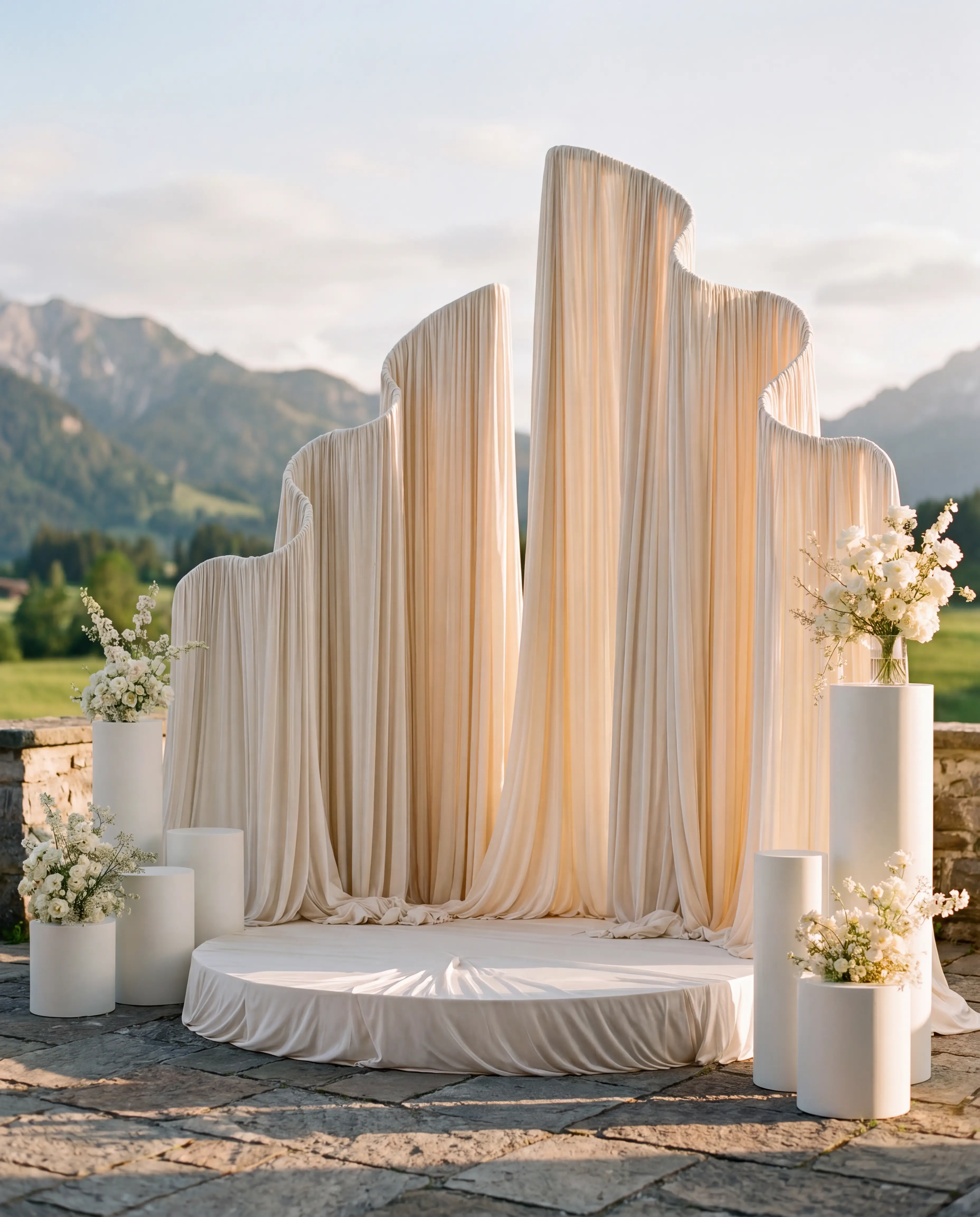 Multi-Layer Asymmetric Drape
