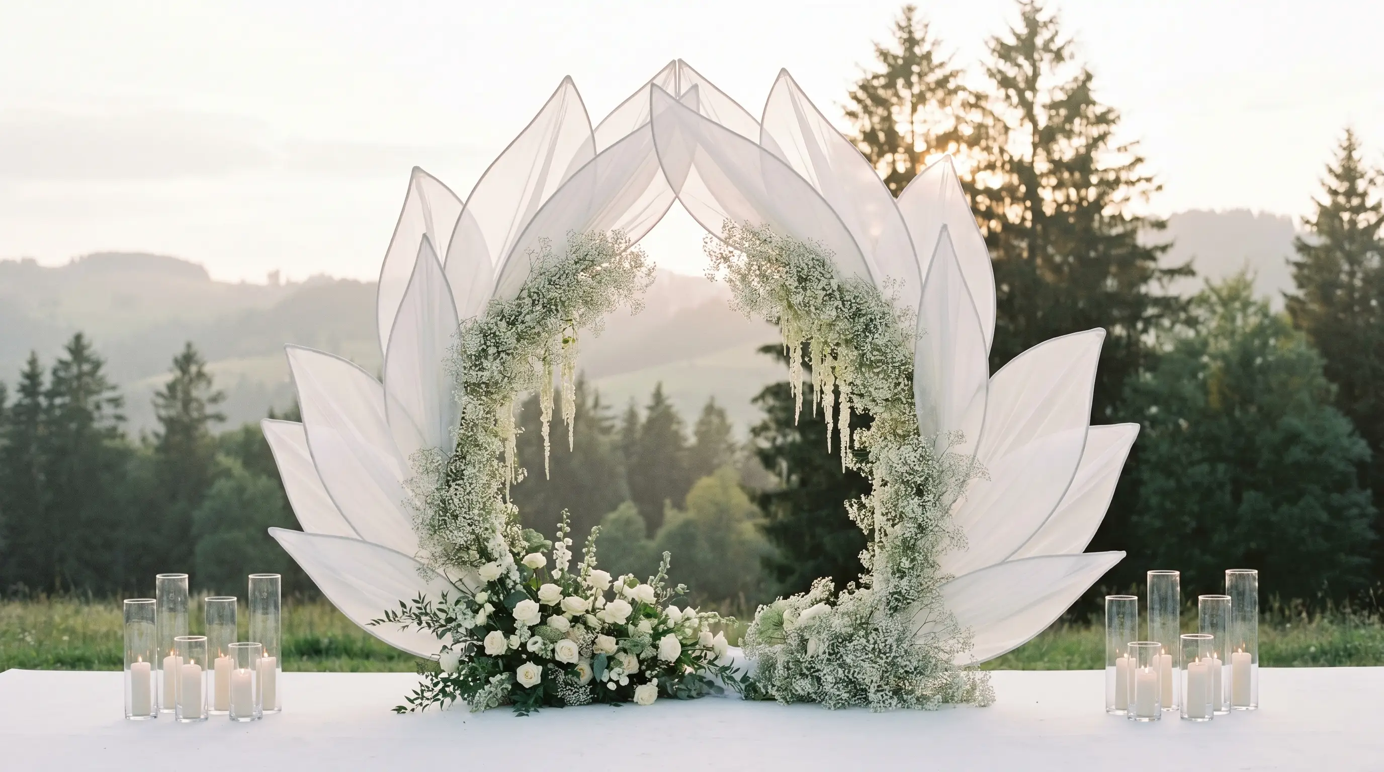 Lotus Flower Arch